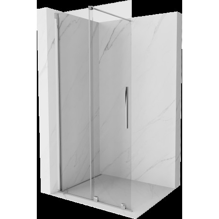 Mexen Velar sprchový kout posuvný Walk-in 90 x 200 cm, transparentní 8 mm, chrom - 871-090-000-03-01