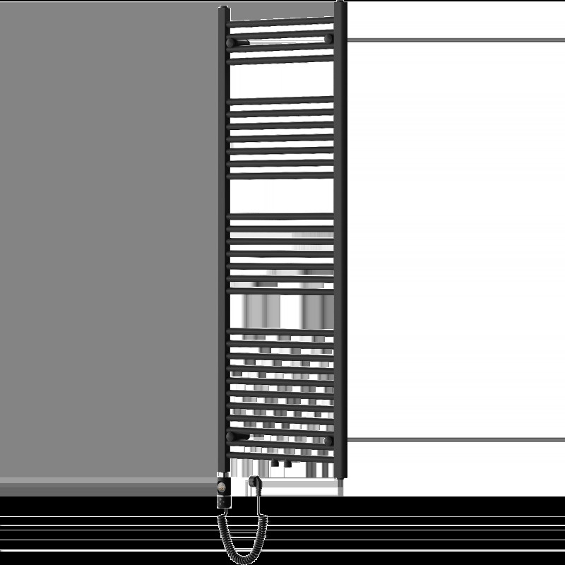 Mexen Mars elektrický radiátor 1500 x 500 mm, 600 W, černý - W110-1500-500-2600-70