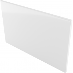 Mexen Uni boční panel 80 cm k obdélníkové vaně, Bílá - 55099-080