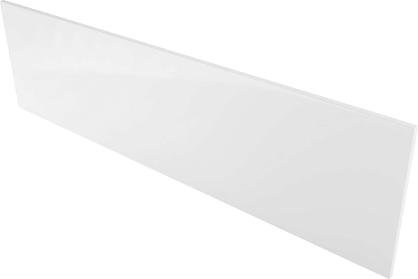 Mexen Uni přední panel  180 cm k obdélníkové vaně, Bílá - 55099-180