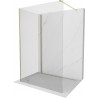 Mexen Kioto sprchovací stěna Walk-in 130 x 95 cm, transparentní, zlato - 800-130-212-50-00-095