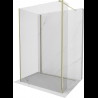 Mexen Kioto sprchová stěna Walk-in 110 x 95 x 40 cm, transparentní, zlato - 800-110-095-221-50-00-040