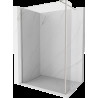 Mexen Kioto sprchová stěna Walk-in 95 x 30 cm, transparentní, kartáčovaný nikl - 800-095-212-97-00-030