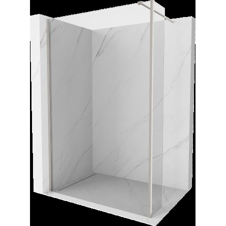 Mexen Kioto sprchová stěna Walk-in 100 x 30 cm, transparentní, broušený nikl - 800-100-212-97-00-030