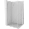 Mexen Lima skládací sprchový kout 70 x 80 cm, Průhledné, Chromovaná - 856-070-080-01-00