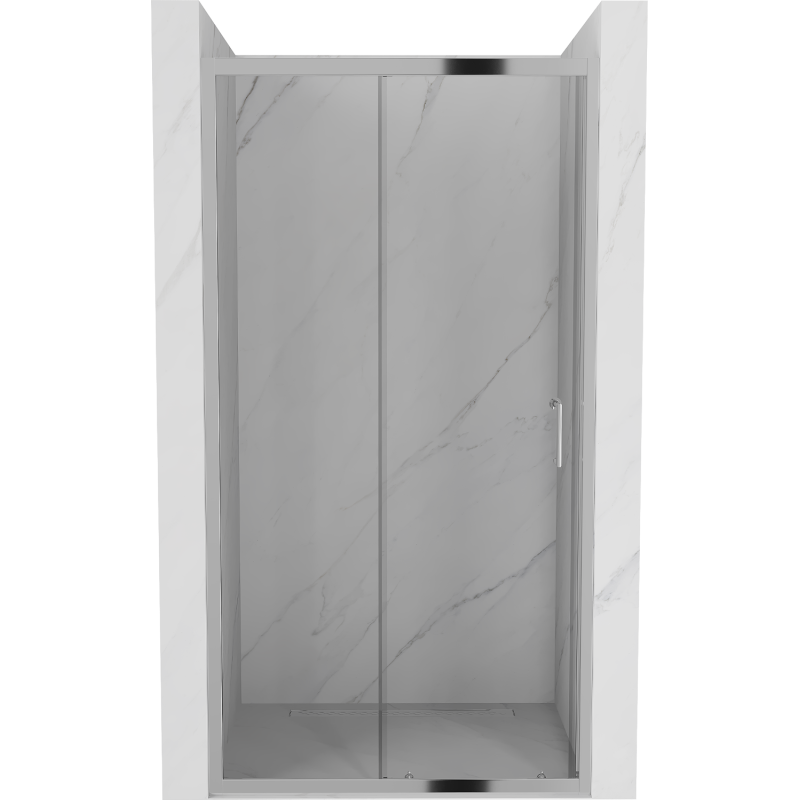 Mexen Apia rozsouvací sprchové dveře 100 cm, Průhledné, Chromovaná - 845-100-000-01-00