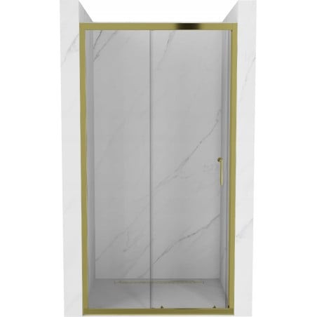 Mexen Apia rozsouvací sprchové dveře 95 cm, Průhledné, Zlatá - 845-095-000-50-00