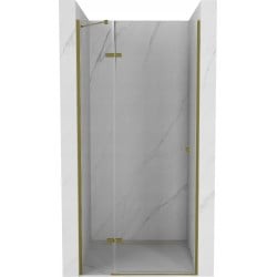 Mexen Roma otočné sprchové dveře 120 cm, Průhledné, Zlatá - 854-120-000-50-00