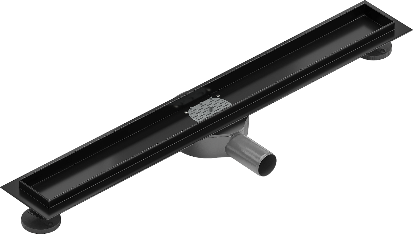 Mexen Flat 360 otočné těleso pro lineární odtok 70 cm, Černá - 1740070
