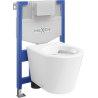 Mexen WC podomítkový set Felix XS-F stojan s WC mísou Rico, Bílá - 6803372XX00